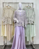 Mirror Work Jacket Sharara Set