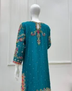 Ferozi Baraat Dress Heavy Gold Zardozi Sharara Set - Image 6