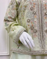 Light Green Sharara Wedding Dress - Image 4