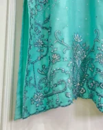 Ferozi Silk Resham And Sequin Embroidery - Image 2