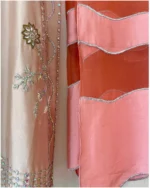 Dusty Pink Suit with Crystal Floral Embroidery - Image 4