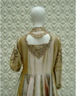 Multi-Tone Embroidered Anarkali with Embellished Dupatta - Image 4